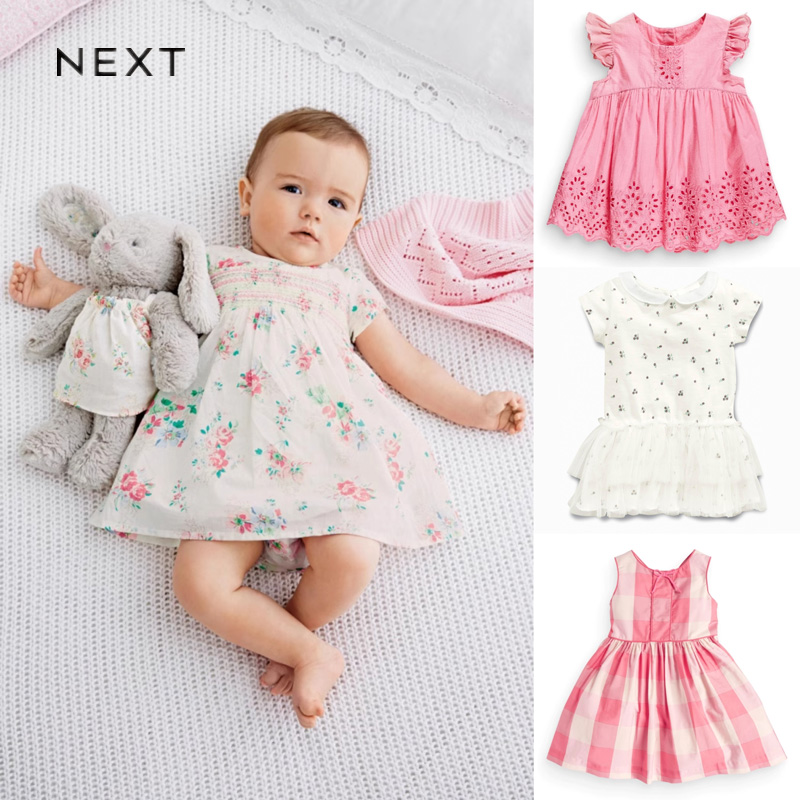 NEXT女宝宝夏季碎花连衣裙1-5岁