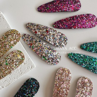 韩国发饰碎发bb夹简约百搭亮片刘海夹发夹边夹blingbling儿童发卡