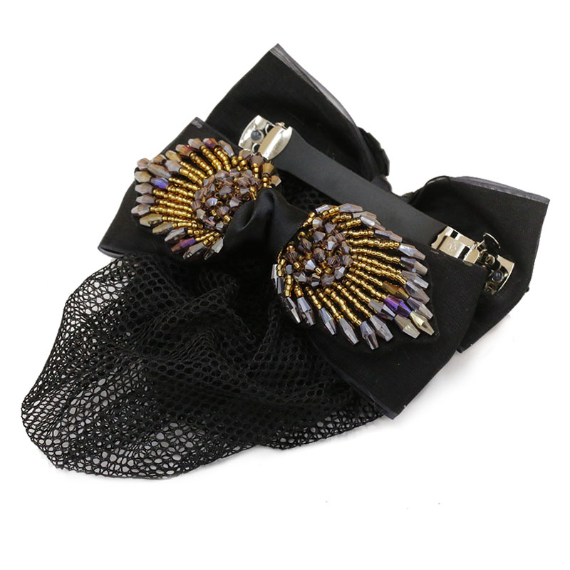 伊蕙发饰串珠带网兜头花