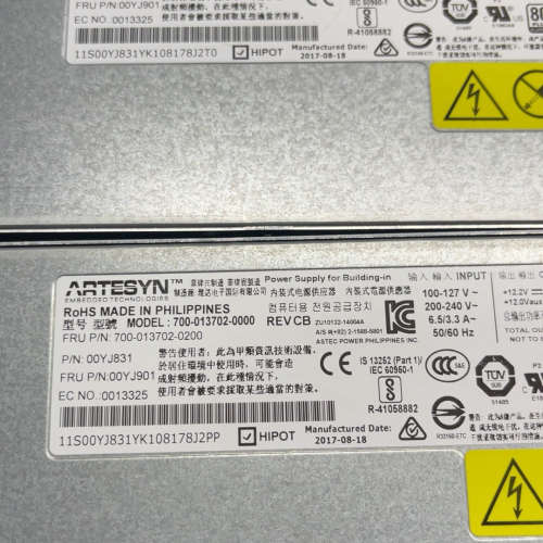 IBM X3550/X3650 M5 550W电源00133议价。