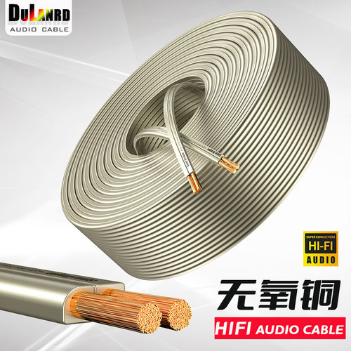 Dulanrd无氧铜6N环绕线音响线