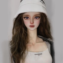 灰羽人形SD/BJD娃娃3分若青女娃头单头素头
