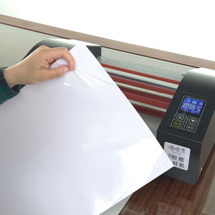 免层压双面胶底料  可配PVC打印料 塑封机热覆合 桌贴底料50张/包