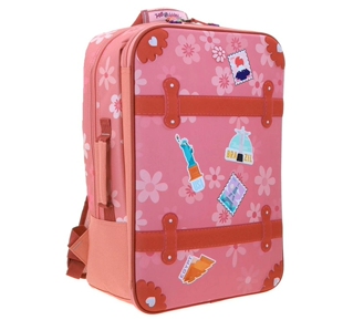 出口北美女款3-6年级结实大容量学生pad书包行李箱式旅行潮背包