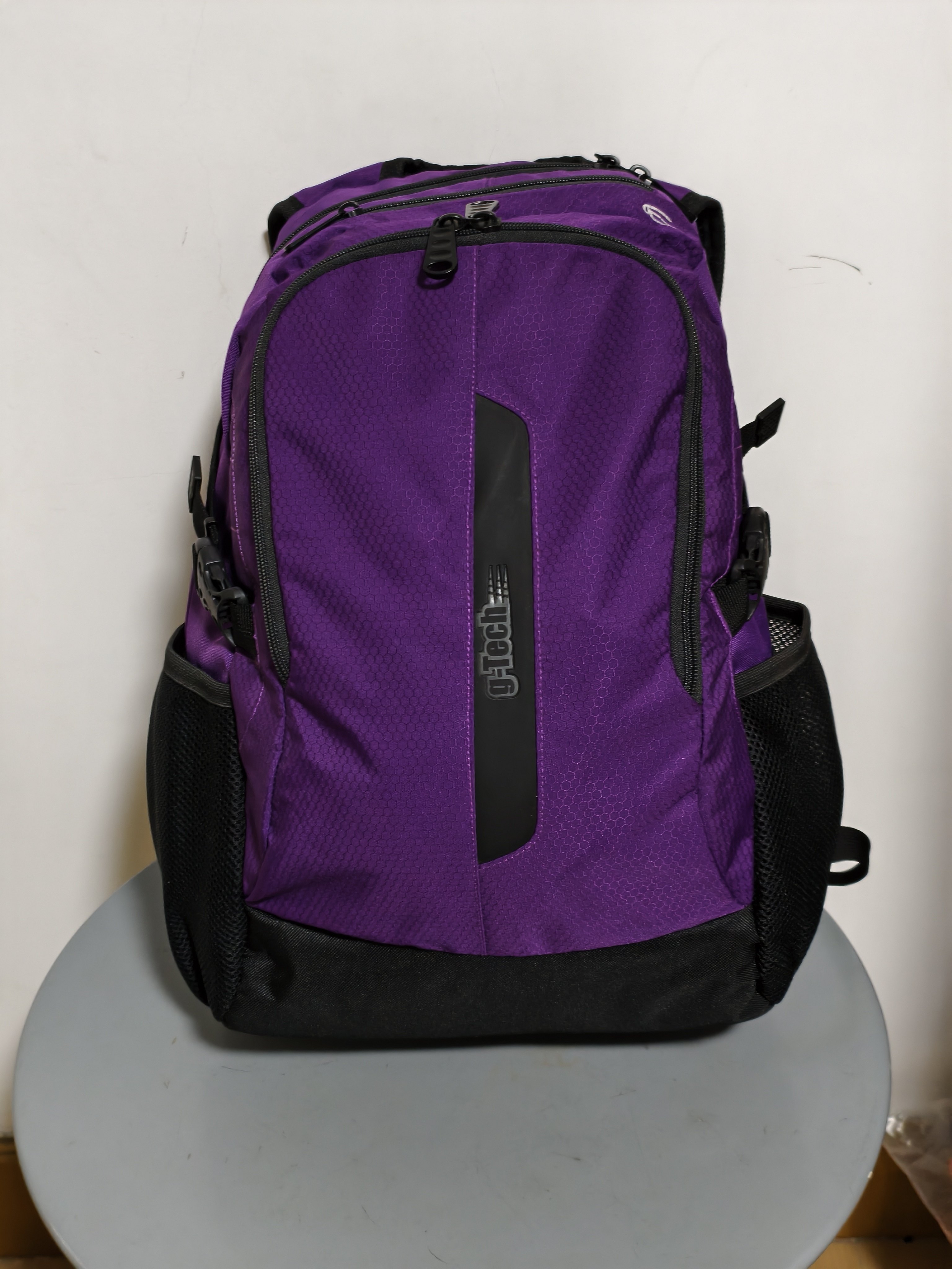 出口样品女士复古成熟款电脑双肩包防泼水结实耐磨学生书包旅行包