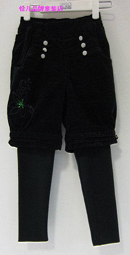 商场专柜正品撤柜2.8折清仓可可鸭品牌童装女童中大童靴裤