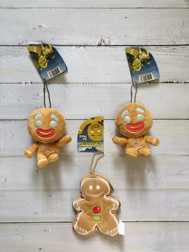 怪物史莱克姜饼人卡通毛绒玩具公仔玩偶挂件零钱包卡包圣诞礼物,玩具/童车/益智/积木/模型,毛绒/玩偶/公仔/布艺类玩具,淘宝优惠券,粉丝福利购,淘宝优惠卷