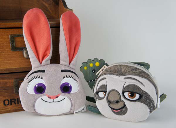 疯狂动物城兔子朱迪树懒闪电狐狸尼克毛绒零钱包卡包钥匙卡通礼品