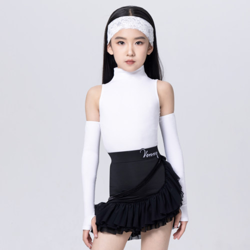 薇妮舞美拉丁舞女童练功服训练服