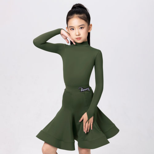 薇妮舞美拉丁舞服秋冬比赛规定服