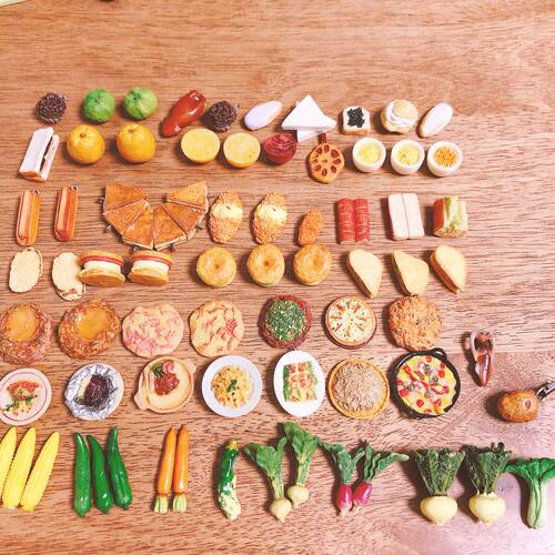 6分娃娃过家家玩具屋微缩食物