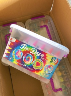 旧衣改造？出口扎染颜料套装 礼盒手工亲子活动儿童聚会玩具礼物