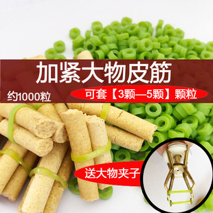 挂颗粒皮筋圈大物青鱼草鱼鲟鱼颗粒皮筋强力甩不掉皮筋圈橡胶圈饵