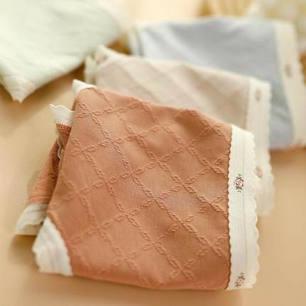 彩田女内裤7A石墨烯抗菌裆莫代尔棉提花柔软舒适包臀中高腰1A387