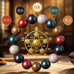 (AAA)礼盒装天然五行合香珠中药手串鹅梨账中香古法药香珠串圆珠