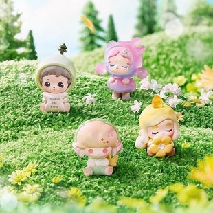 正版泡泡玛特一起去郊游系列盲盒网红爆款潮玩摆件儿童玩具公仔