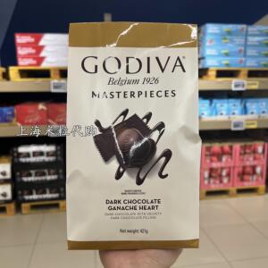 上海盒马MAX代购土耳其进口歌帝梵心形黑巧克力制品421克休闲零食