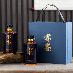 新款景德镇陶瓷1斤白酒空瓶子500ml密封套装酒壶简约手工酒具送礼