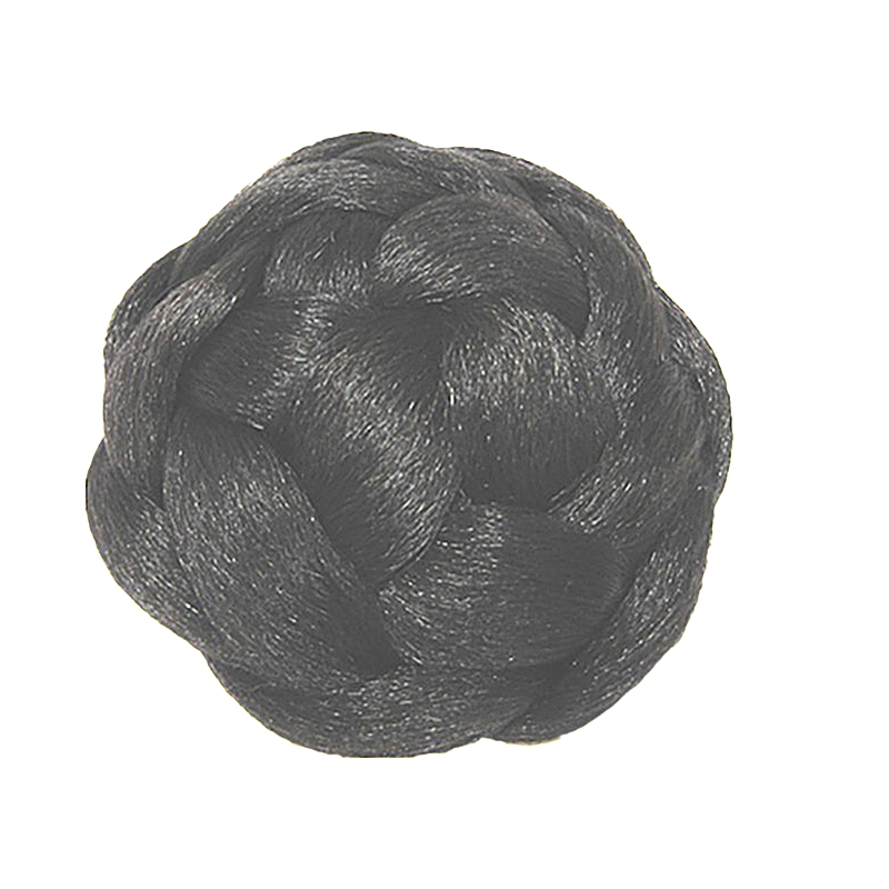 大号旗袍发髻古装造型影楼舞台戏剧新民国复古晚礼服盘发发包黑色