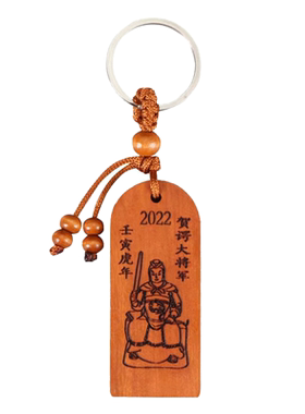 2025蛇年桃木太岁钥匙扣随身挂件