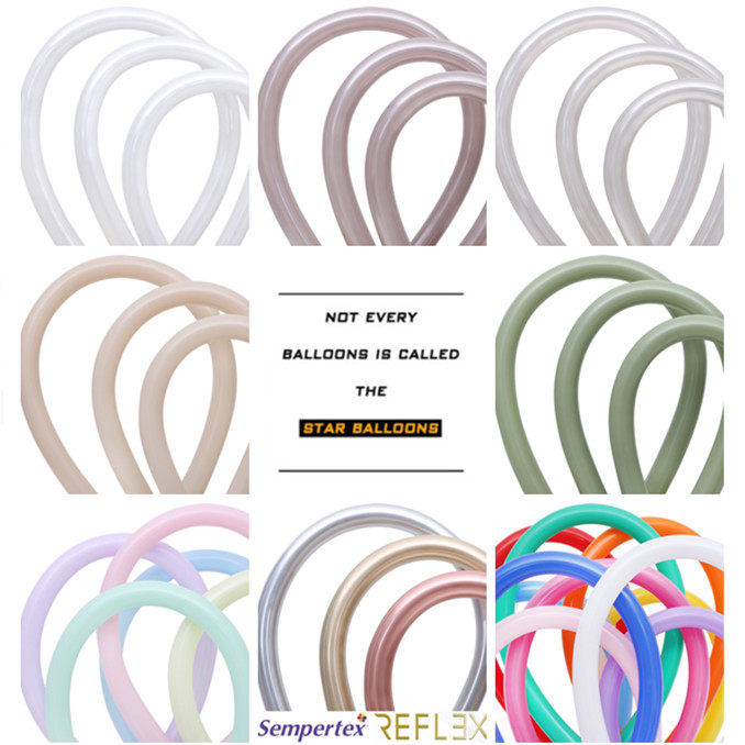 长条气球魔术户外桉树绿落日余晖