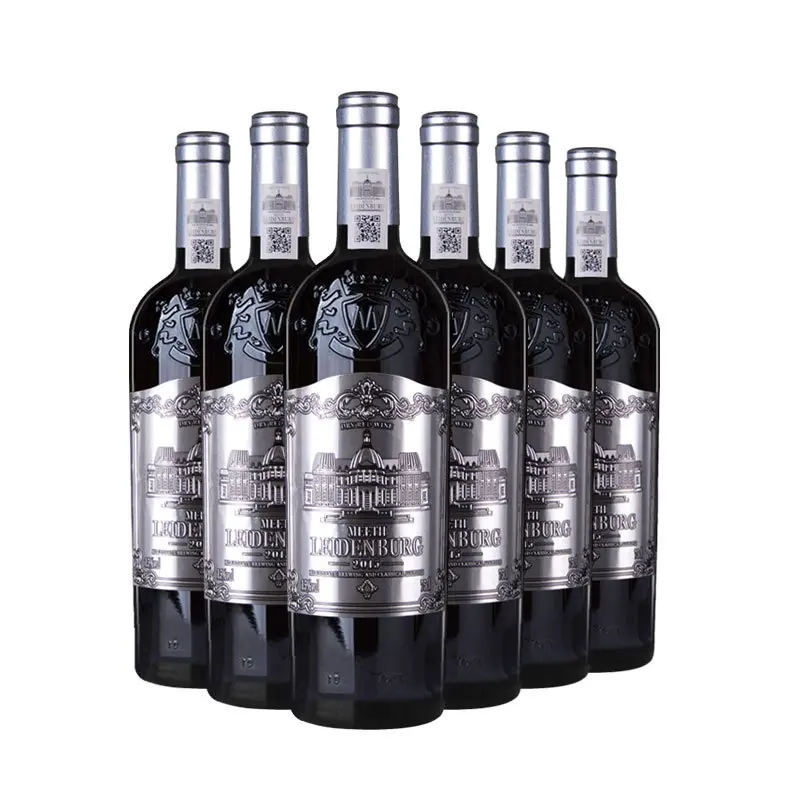 莱丁堡干红葡萄酒银标干红750ml*6加红色手提礼袋
