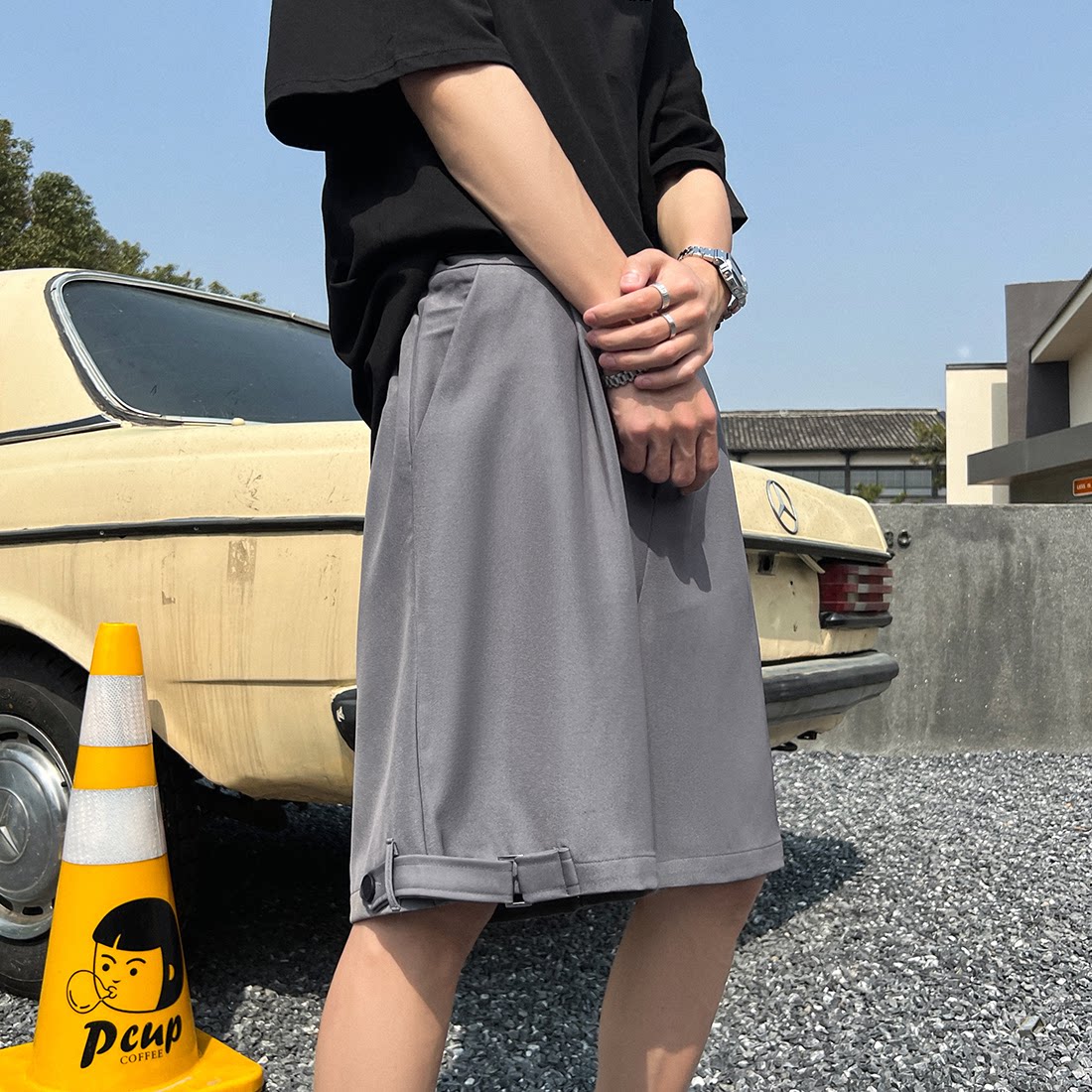 直播款男士夏天宽松休闲短裤五分裤 DK18-P40图片