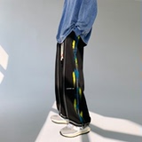 22-春装-抖音直播款纯棉B327-K56-P60男休闲宽松运动裤束脚裤，女装休闲裤，电商B327