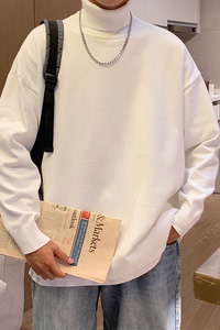 BKM16-特P35- M-5XL  8色秋冬高领毛衣纯色百搭休闲打底衫毛线衣图片