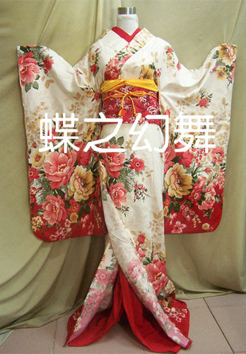 振袖和服正装女装和服蝶之幻舞