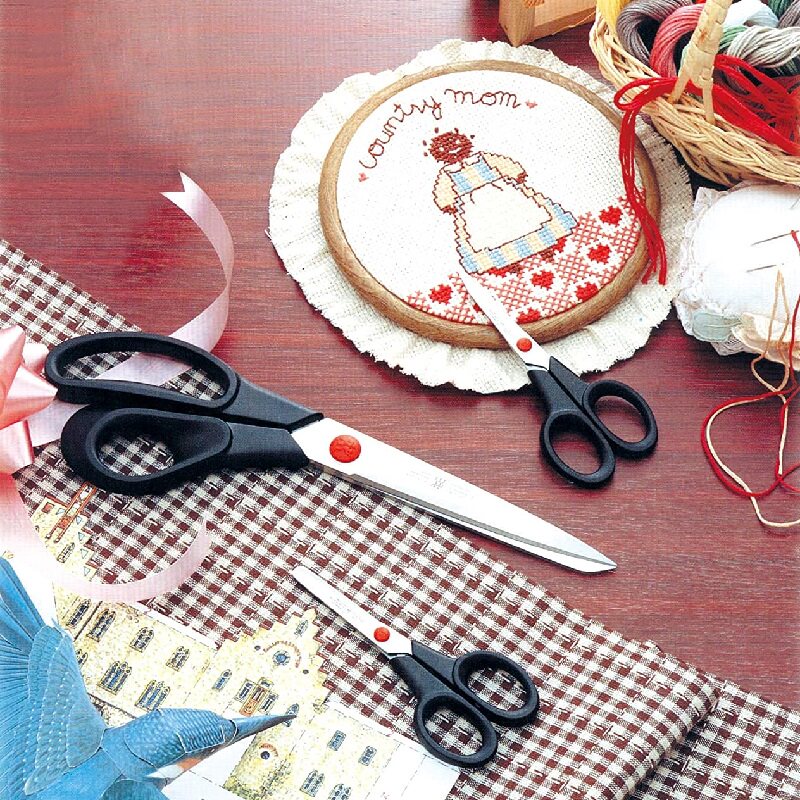 德国进口双立人办公剪刀不锈钢家用剪子儿童安全手工剪刀13/19cm