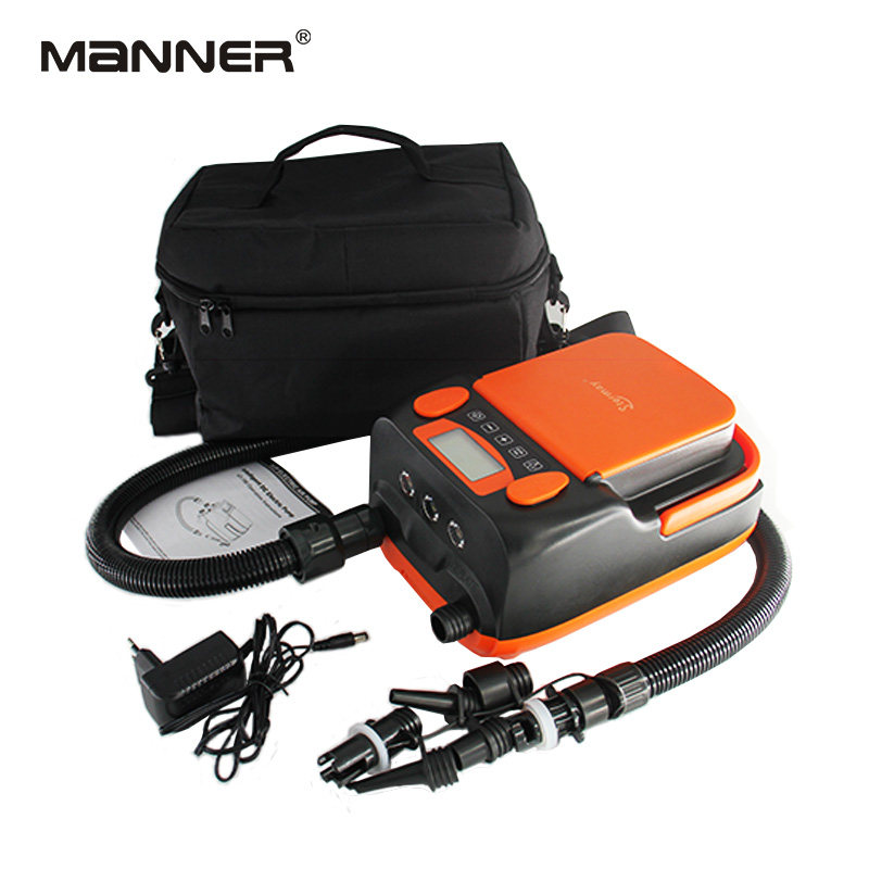 冲浪板充气泵高压空气泵多功能点烟器气泵橡皮艇电动气泵带电池