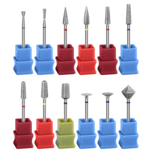 美甲俄式前置处理打磨头金刚石美甲打磨头推立面磨头抛光打磨工具