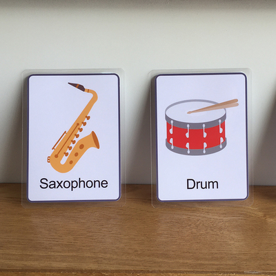 new音乐英语早期启蒙乐器卡款