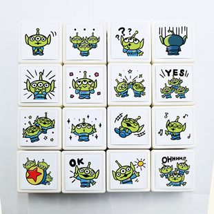 三眼仔 卡通印章 手帐用品 儿童DIY素材 教师鼓励印章