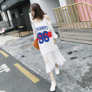 现货8511B-8821-P85 2021夏装新款中长款连衣裙 控价138图片