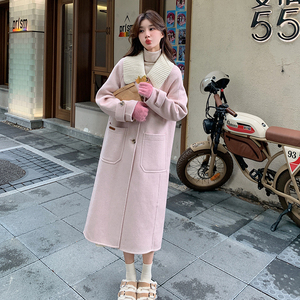 现货（单面呢）226-A568-P195 2024冬韩版毛呢外套  控298图片