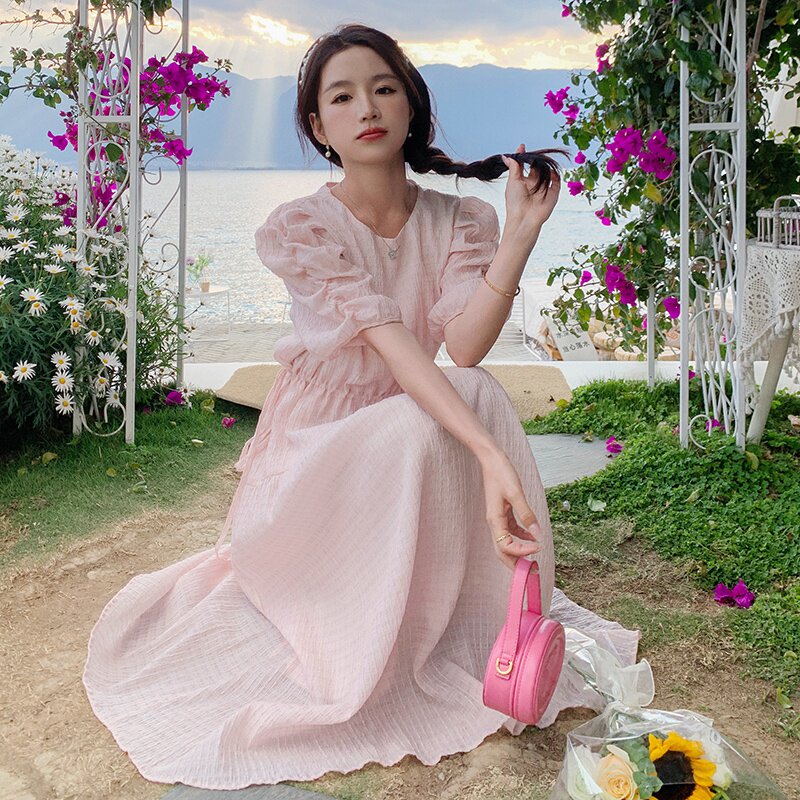 已出货226-A360-P120 2024夏季新款中长款连衣裙女 178图片