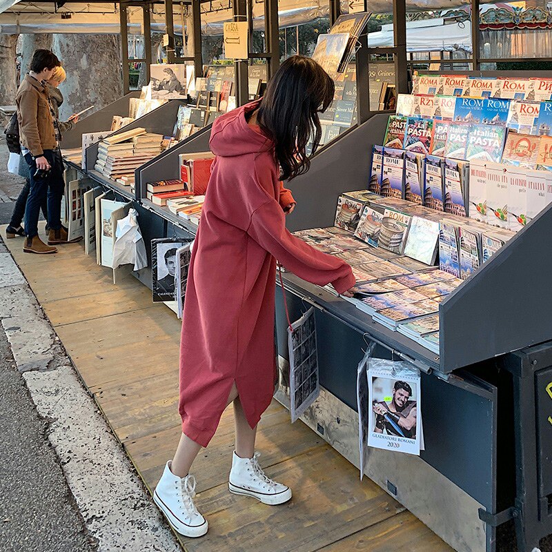 现货226-909-P105   2022春季新款卫衣连衣裙  控价158图片
