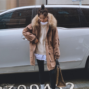 现货226-K56-P195 2021冬季新款兔绒内胆派克服外套 控278图片