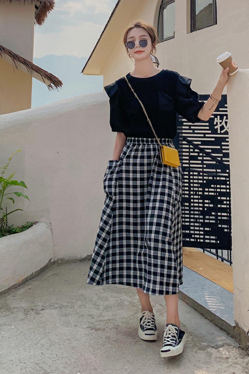 现货226-L83-P1152022夏季新连衣裙女控价168,女装连衣裙,惟卡贝娜