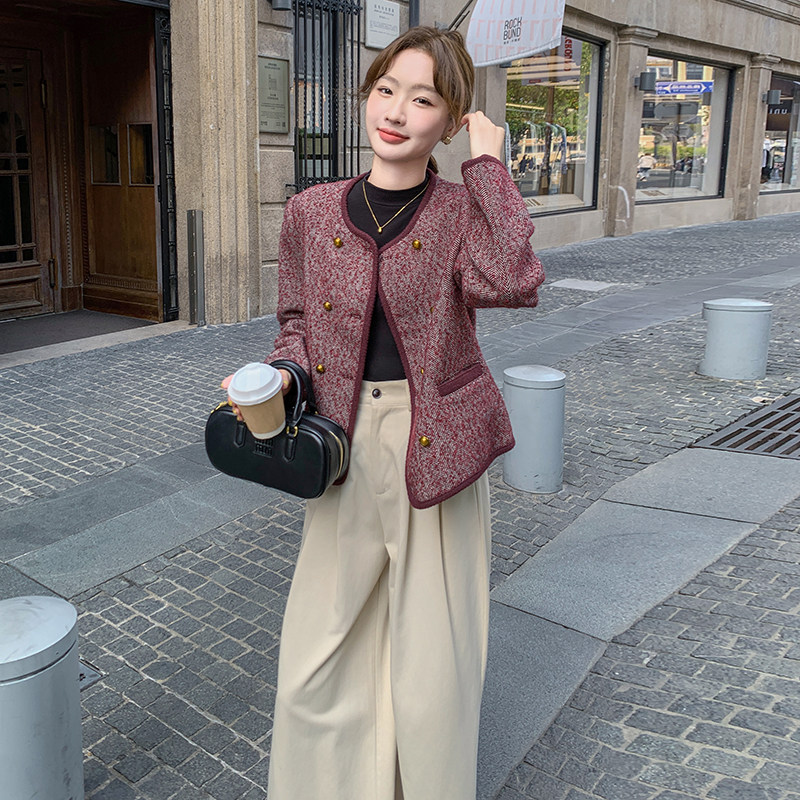 新品毛呢外套）226-1052-P155-控248,女装毛呢外套,惟卡贝娜