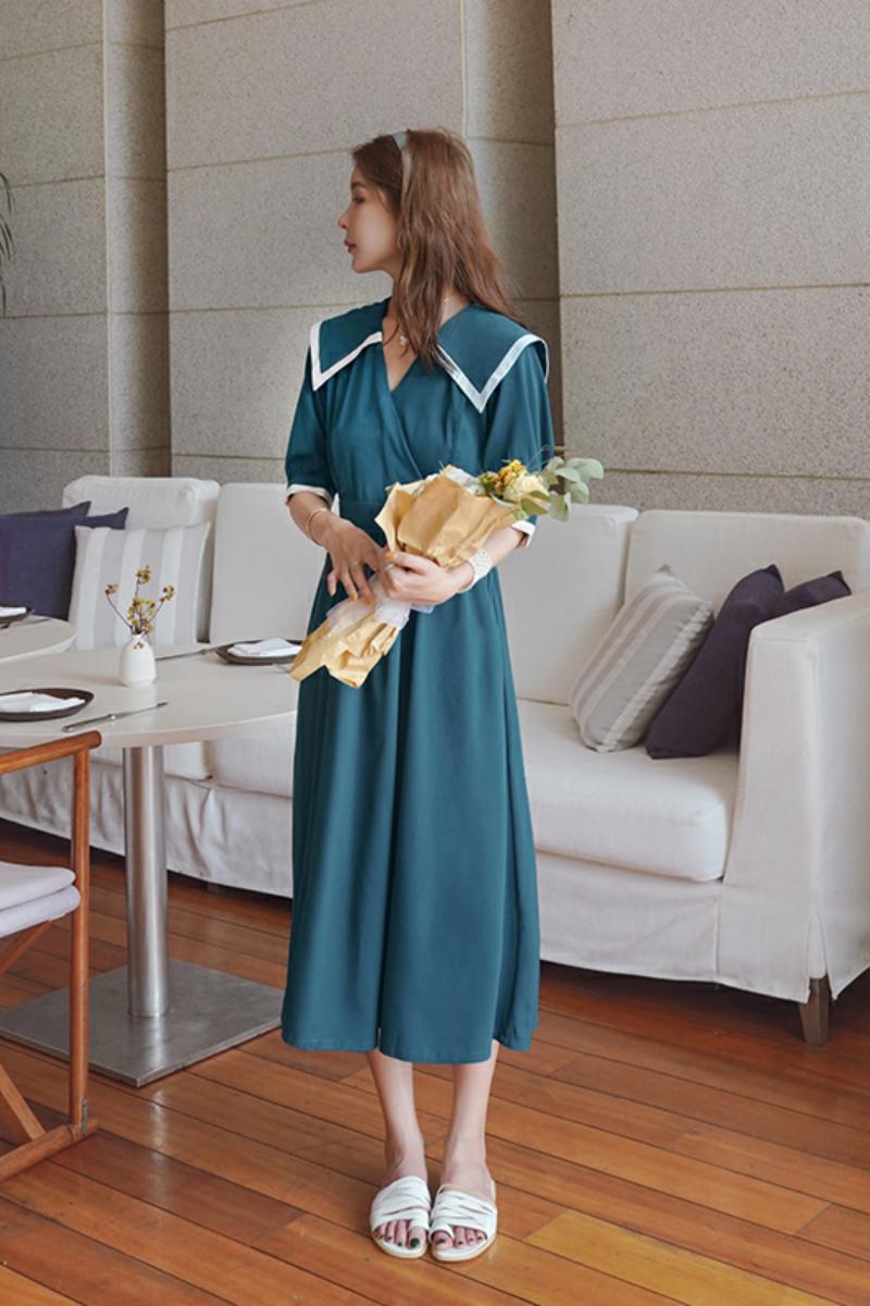 现货226-916-P1052022夏季新连衣裙女控价158,女装连衣裙,惟卡贝娜