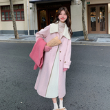 现货（单面呢）226-A568-P1952024冬韩版毛呢外套控298，女装毛呢外套，惟卡贝娜
