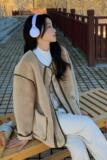 已出货226-A228-P1852022冬季新款皮毛一体外套女控价268，女装棉衣/棉服，惟卡贝娜