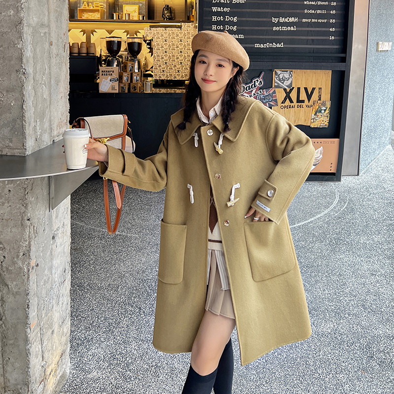 226-188-P185  2022冬季韩版毛呢外套女 控价268图片