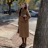 已出货226-A209-P1852023冬季韩版宽松毛呢外套女268，女装毛呢外套，惟卡贝娜