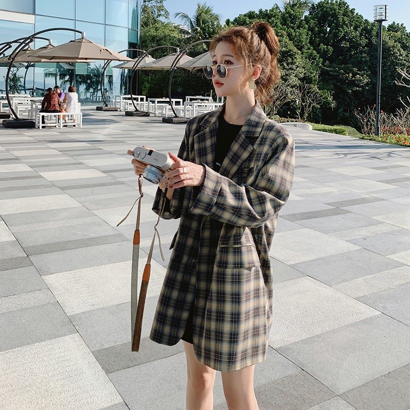 已出貨226-L16-P125 2021秋季新款小西裝外套女 控178圖片