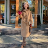 已出货226-A209-P1852024冬季韩版宽松毛呢外套女268，女装毛呢外套，惟卡贝娜