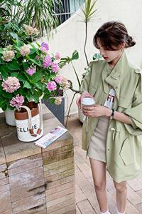 已出货226-A156-P135  2023秋季新款风衣女  控价188图片